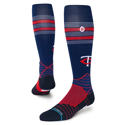 Men's Stance Navy Minnesota Twins Diamond Pro Over the Calf Socks