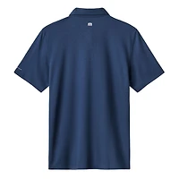 Men's TravisMathew Navy Minnesota Twins Playoff Pitch Tri-Blend Polo