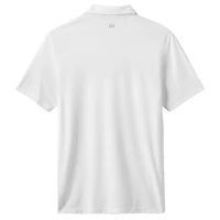 Men's TravisMathew White Minnesota Twins Top Recruit Tri-Blend Polo