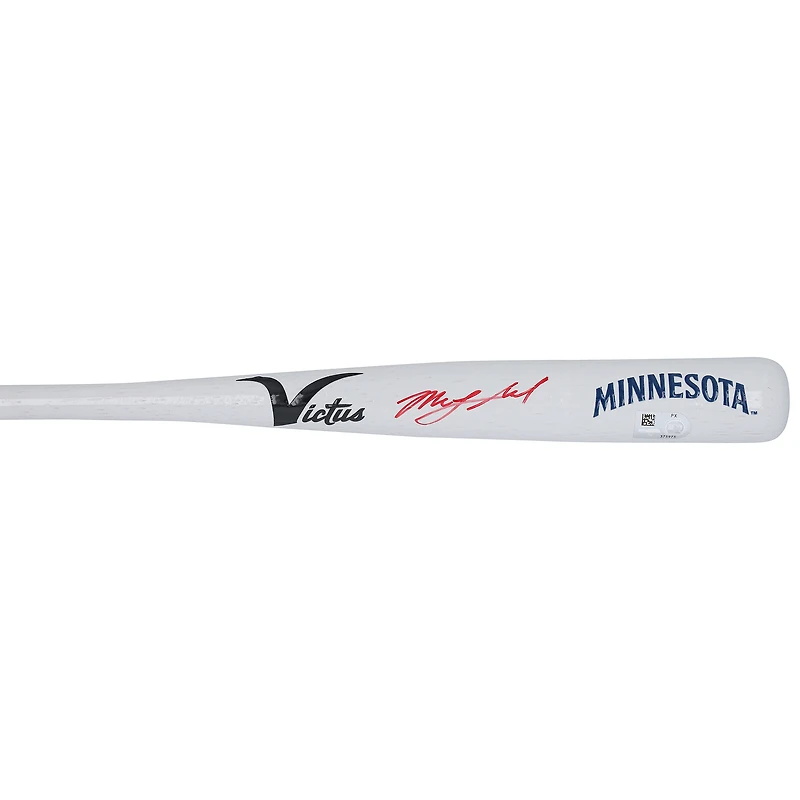 Mick Abel Minnesota Twins Autographed Victus Team ID Mini Bat