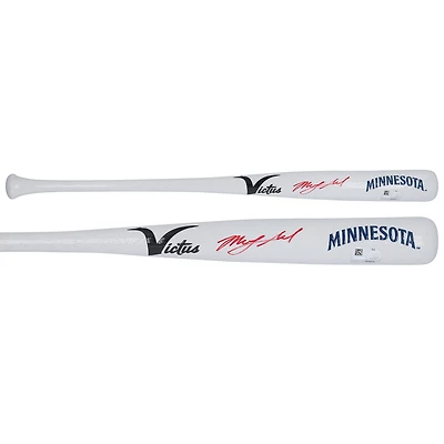 Mick Abel Minnesota Twins Autographed Victus Team ID Mini Bat