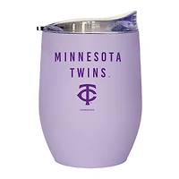 Jumeaux du Minnesota 16oz. Gobelet incurvé doux au toucher lavande
