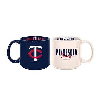 Minnesota Twins 2-Pack 15oz. Stackable Mug Set