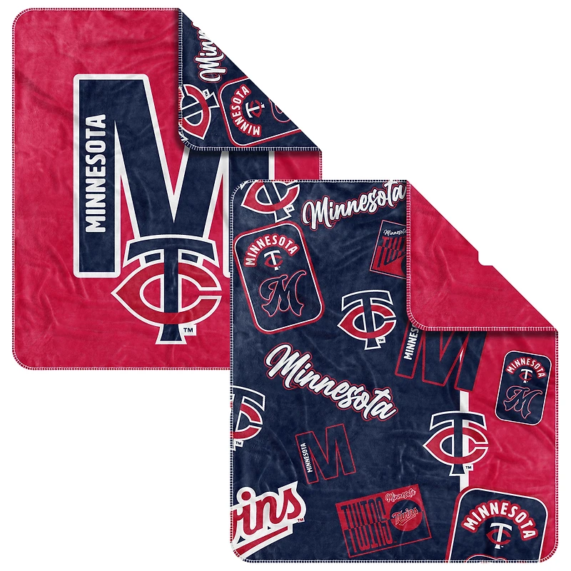 Minnesota Twins 50” x 60” Dream Weave Throw Blanket