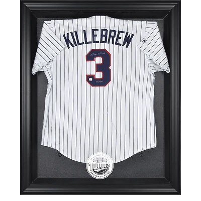 Vitrine pour maillot des Minnesota Twins avec logo encadré noir