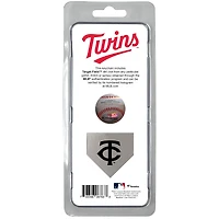 Porte-clés en terre des Twins du Minnesota - Rempli de terre utilisée lors d'un match à domicile