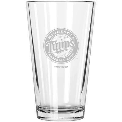 Minnesota Twins Etched 16oz. Pint Glass