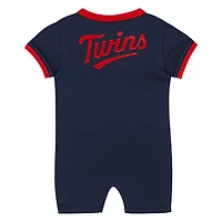 Newborn Outerstuff Navy Minnesota Twins Pinch Coverall