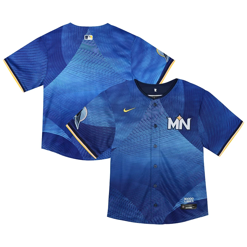 Maillot Nike bleu marine City Connect Team Limited des Twins du Minnesota pour tout-petit