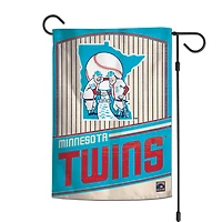 WinCraft Minnesota Twins 12" x 18" Cooperstown Collection Double-Sided Garden Flag