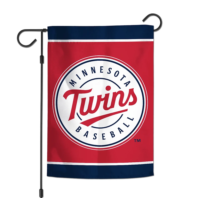 WinCraft Minnesota Twins Drapeau de jardin double face 12 po x 18 po
