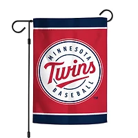 WinCraft Minnesota Twins Drapeau de jardin double face 12 po x 18 po