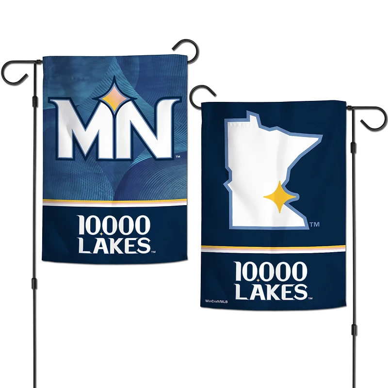 WinCraft Minnesota Twins 2024 City Connect Drapeau de jardin double face 30,5 x 45,7 cm