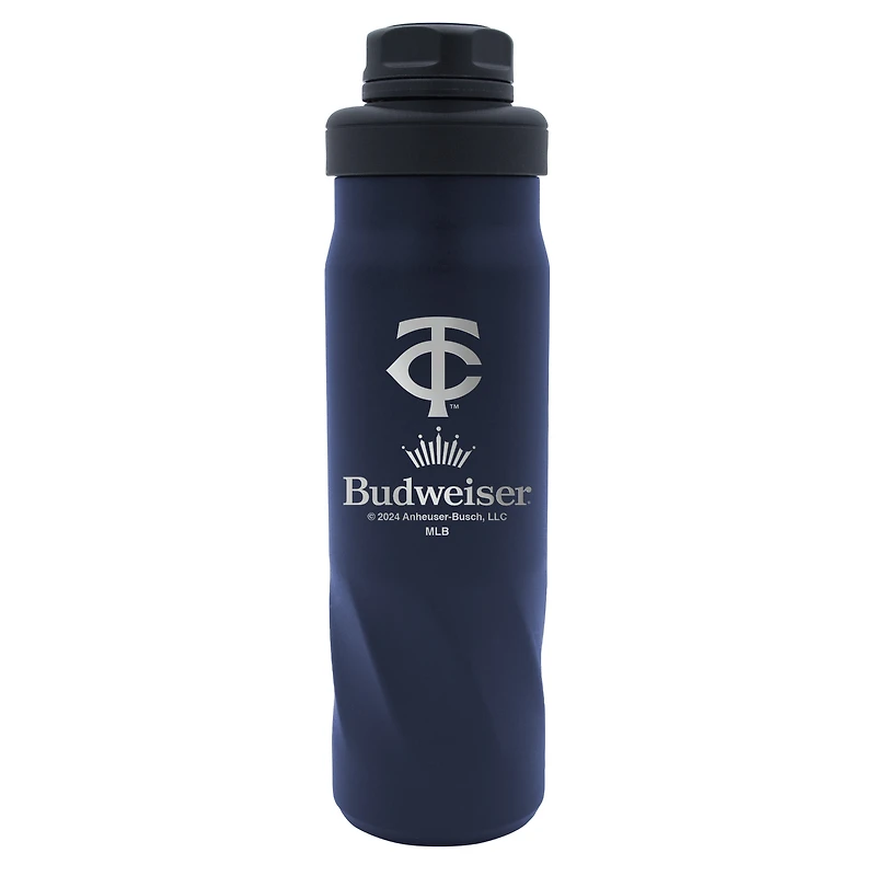 WinCraft  Minnesota Twins 2024 MLB x Budweiser 20oz. Morgan Water Bottle