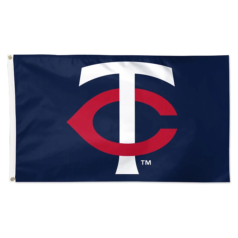 Drapeau de luxe simple face WinCraft Minnesota Twins 90 x 150 cm