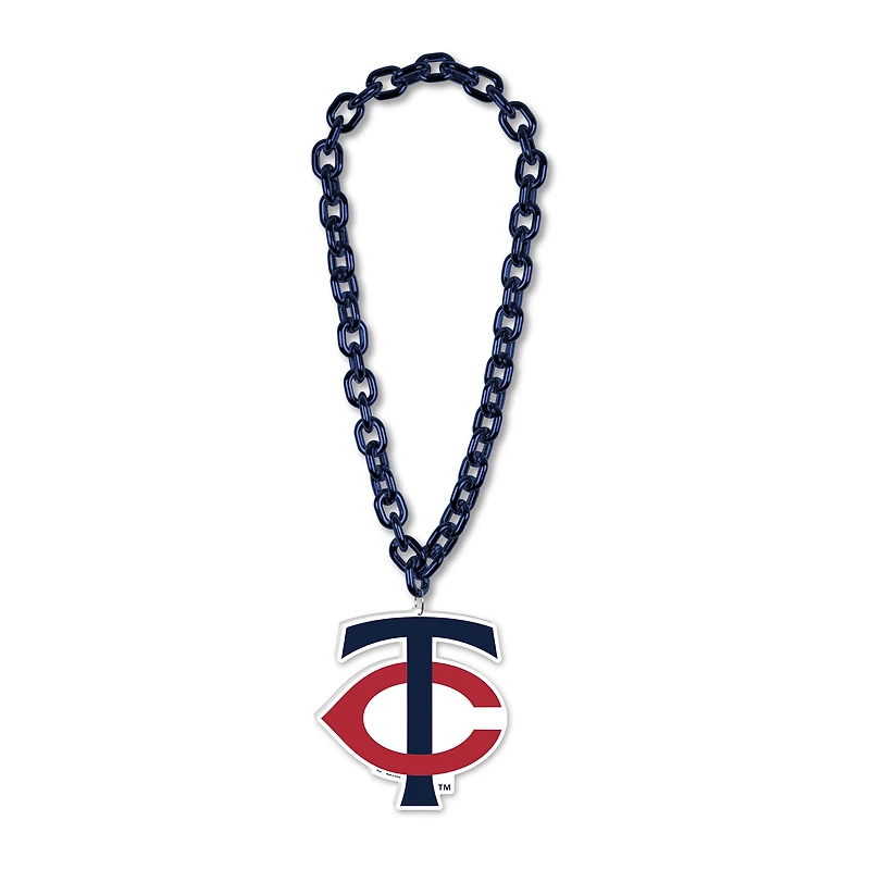 WinCraft Minnesota Twins Collier avec logo à grande chaîne