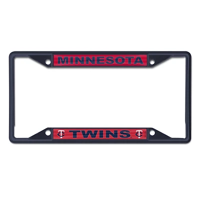 Cadre de plaque d'immatriculation WinCraft Minnesota Twins couleur chrome