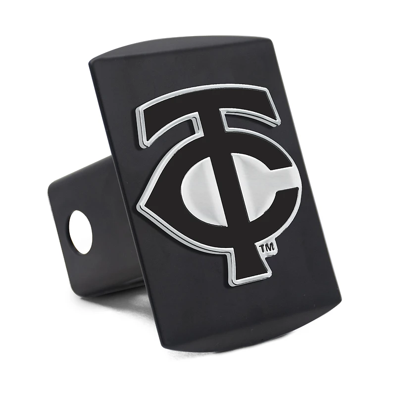 Cache-attelage WinCraft Minnesota Twins Premium en métal chromé avec logo des Twins