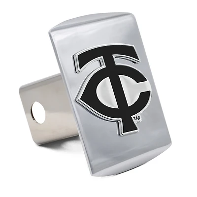 WinCraft Minnesota Twins Premium Metal Chrome Universal Hitch Cover