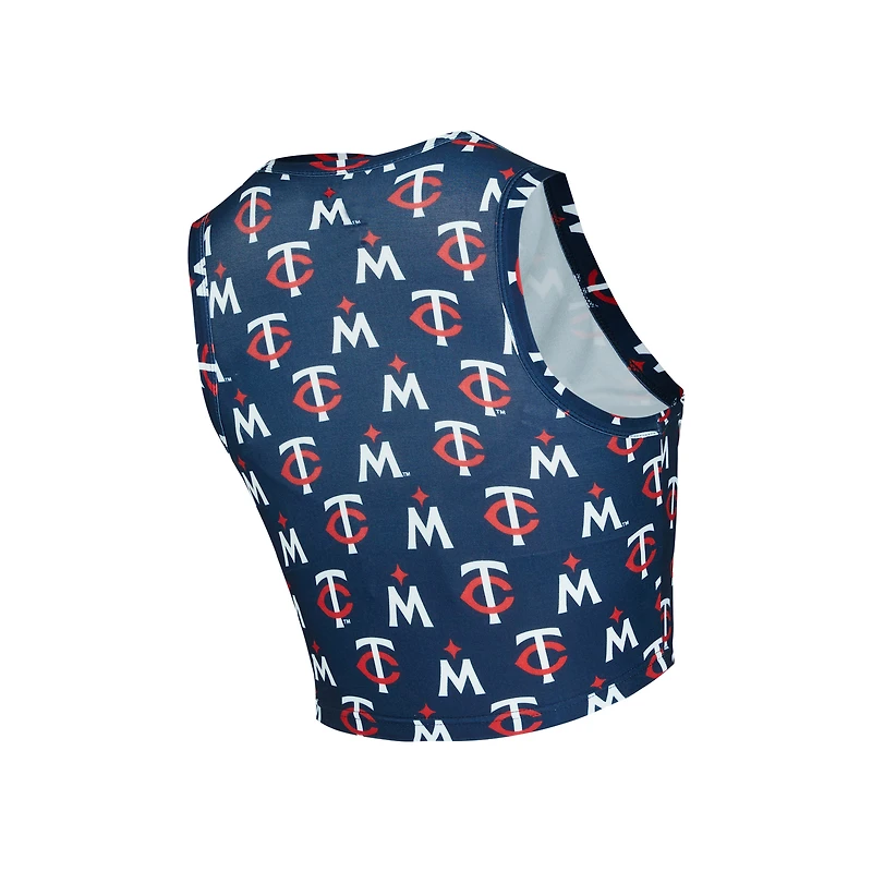Ensemble débardeur et jupe-short en tricot bleu marine Concepts Sport pour femme des Twins du Minnesota