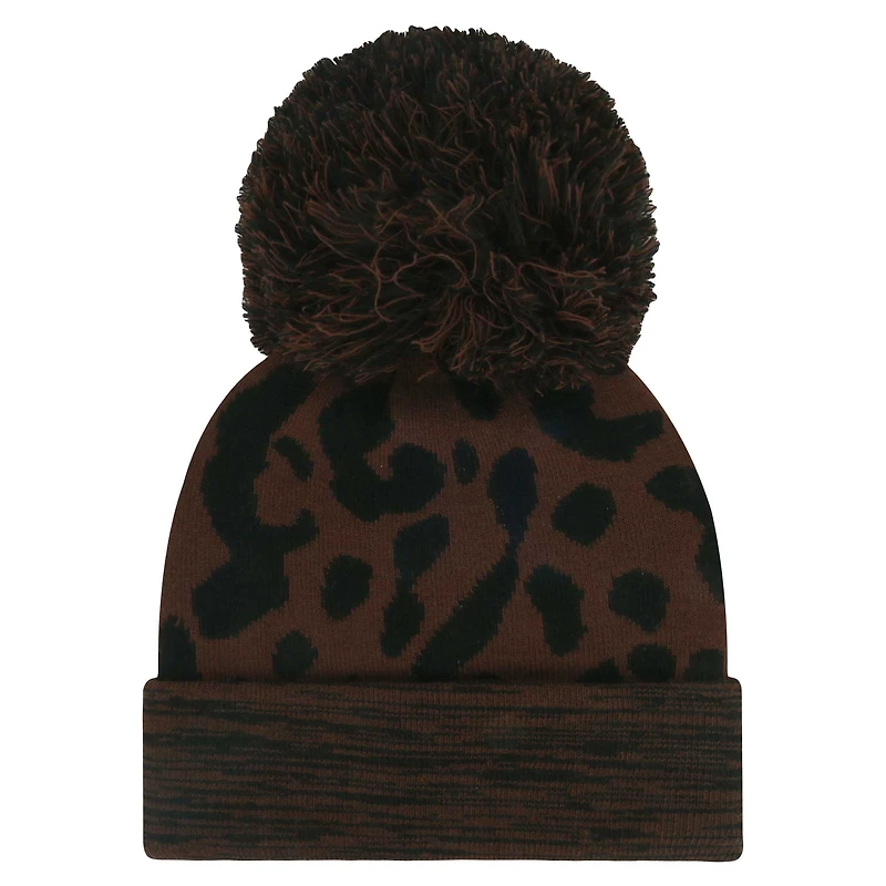 Women's '47 Brown Minnesota Twins Rosette Cuffed Knit Hat with Pom