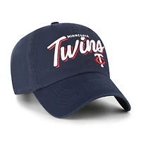 Casquette ajustable Ariana Clean Up bleu marine 1947 pour femme des Twins du Minnesota
