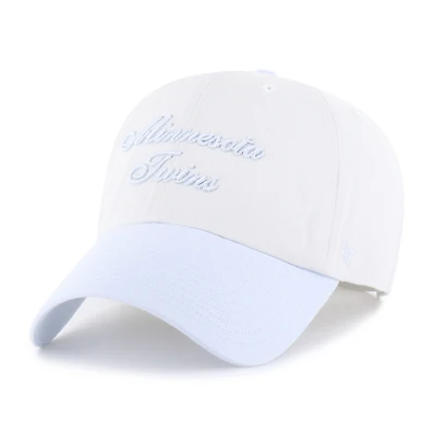 Casquette ajustable Minnesota Twins Gelato bicolore blanche/bleu clair « 47 » pour femme
