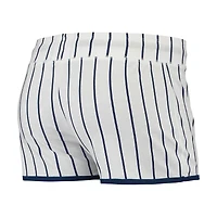 Women's Concepts Sport White Minnesota Twins Vigor Pinstripe Sleep Short