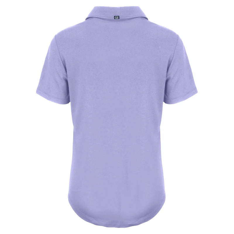 Women's Cutter & Buck Lavender Minnesota Twins Coastline Epic Comfort Eco Recycled Polo