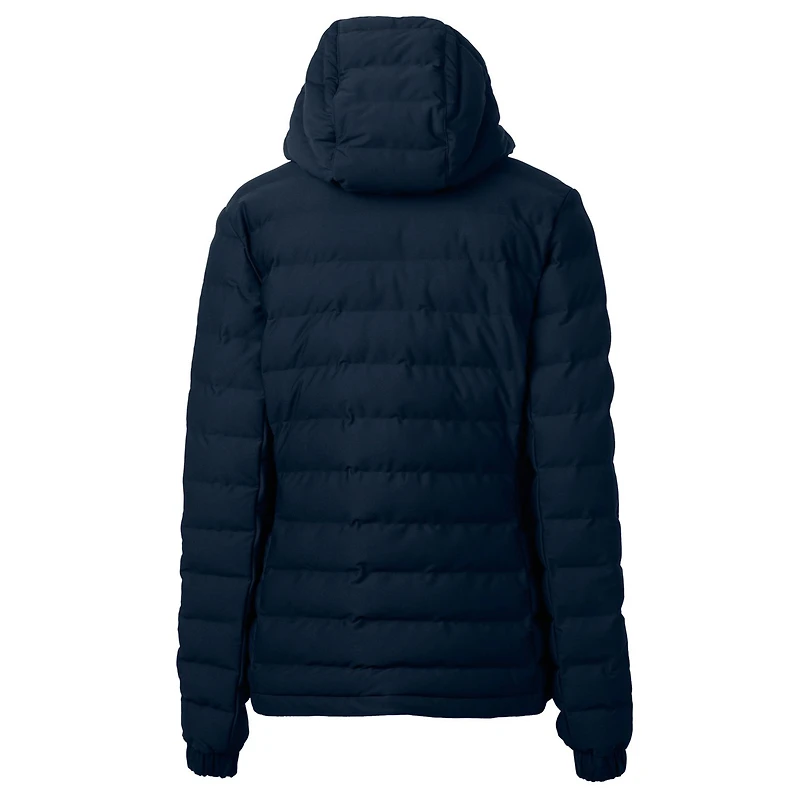 Women's Cutter & Buck Navy Minnesota Twins Americana Logo Mission Ridge Repreve Eco Insulated Full-Zip Puffer Jacket