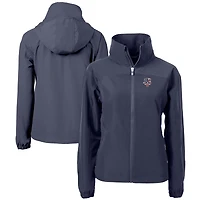 Women's Cutter & Buck Navy Minnesota Twins Charter Eco Recycled Full-Zip Jacket