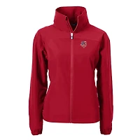 Veste zippée intégrale en tissu recyclé Charter Eco pour femme, rouge, des Minnesota Twins, Cutter & Buck