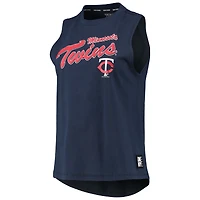 Débardeur Marcie Minnesota Twins DKNY Sport pour femme, bleu marine