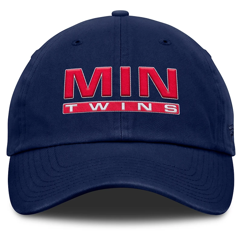 Women's Fanatics Navy Minnesota Twins Fly Out Adjustable Hat