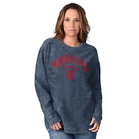 Women's G-III 4Her by Carl Banks Navy Minnesota Twins Comfy Cord Pullover Sweatshirt