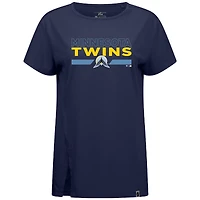 Women's Levelwear  Navy Minnesota Twins City Connect Influx No Hitter T-Shirt