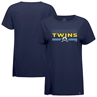 Women's Levelwear  Navy Minnesota Twins City Connect Influx No Hitter T-Shirt