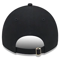 Casquette ajustable 9TWENTY pour la Journée des Forces armées 2024 des Minnesota Twins New Era noire pour femme