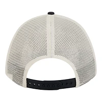 Casquette trucker ajustable New Era pour femme, beige clair/marine