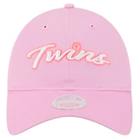 Women's New Era Pink Minnesota Twins Mother's Day 9TWENTY Adjustable Hat
