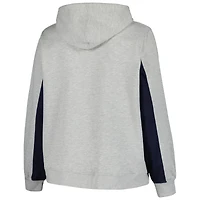 Women's Profile Heather Gray Minnesota Twins Plus Pullover Hoodie