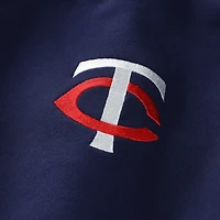 Pull à col zippé Terez bleu marine Minnesota Twins pour femme