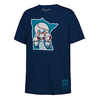 T-shirt Mitchell & Ness bleu marine Minnesota Twins pour enfant