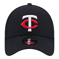 Casquette ajustable New Era 9FORTY A-Frame bleu marine Minnesota Twins pour jeunes
