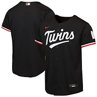 Youth Nike  Black Minnesota Twins Alternate 2 Stadium Jersey