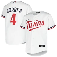 Maillot Nike Carlos Correa pour jeune, réplique alternative des Twins du Minnesota, blanc