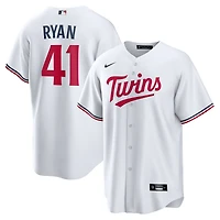 Maillot Nike Joe Ryan blanc pour jeune, réplique domicile des Twins du Minnesota