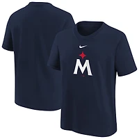 Youth Nike  Navy Minnesota Twins Large Logo T-Shirt