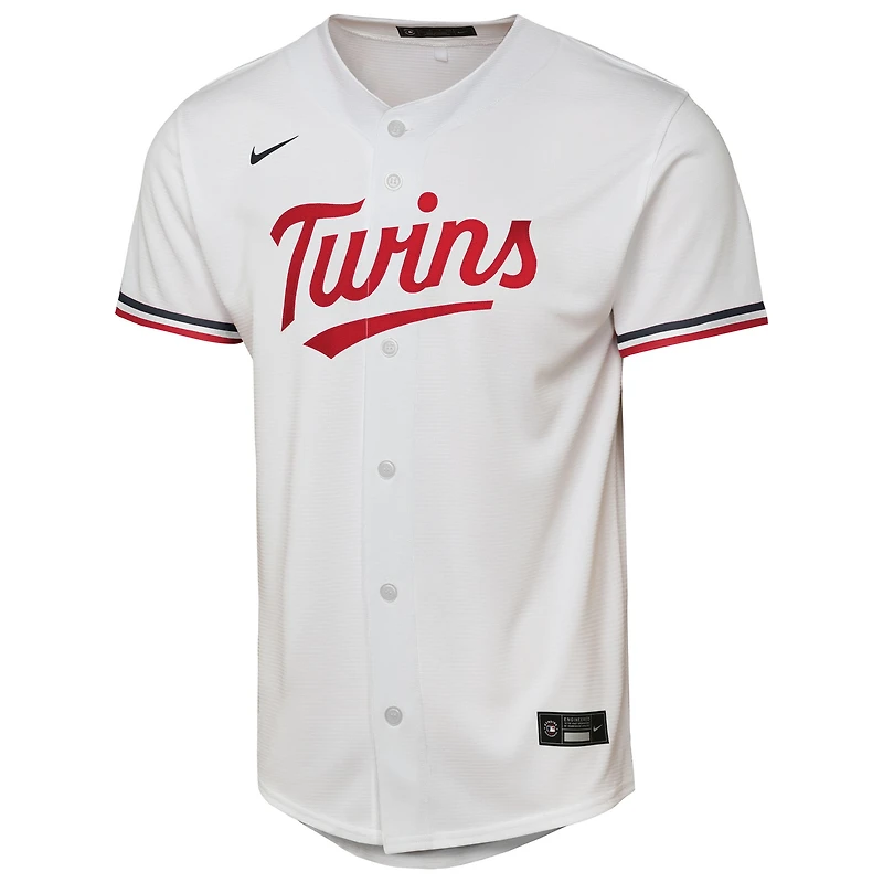 Maillot Nike blanc pour jeunes à domicile des Twins du Minnesota