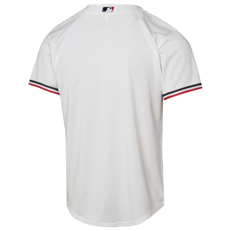 Maillot Nike blanc pour jeunes à domicile des Twins du Minnesota